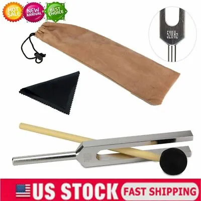 Aluminum Medical Tuning Fork Chakra Hammer Ball Diagnostic+Gift Mallet 528HZ NEW • $11.95