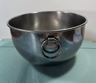 REVERE WARE 2 Qt Quart Stainless Mixing Bowl W/ Round O Ring Pre-1968 Vintage • $19