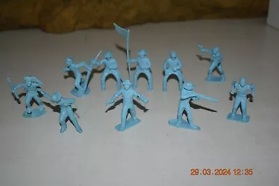 Vintage Marx Custer's Last Stand Playset Powder Blue 45MM Western Figures Set • $49.99