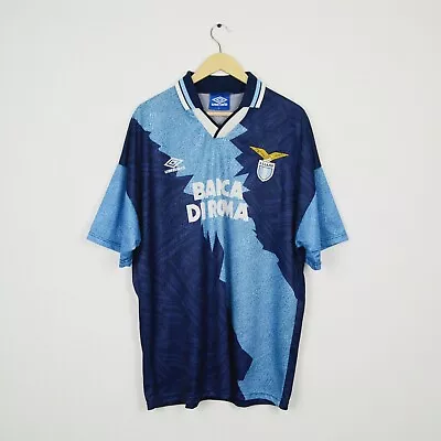 1994-95 Umbro Lazio Away Shirt XL • £184.99