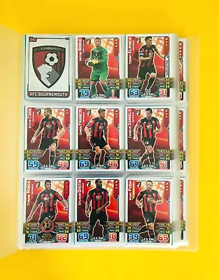 Topps Match Attax Premier League 2015/16 Complete Base Set/Away Kit/Tactic Cards • £9.99