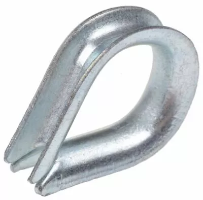 £4.99 • Buy Wire Rope Thimbles Galvanised  3-4mm, 5mm, 6mm, 8mm And 10mm