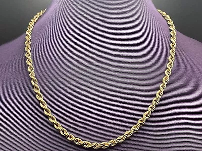 9ct Yellow Gold Rope Chain C049300152065 Bkt • £266.40