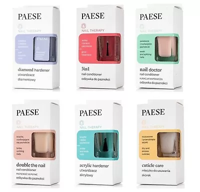 PAESE Nail Conditioner Hardener Brittle Split Nail Repair Growth Care Treatment • £12.99