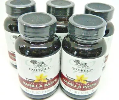 4 RODELLE All Natural VANILLA Paste 4 Fl Oz Each • $38