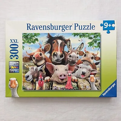 Ravensburger 300 XXL Piece Jigsaw Puzzle For Kids Farm Animals Say Cheese • $19.79