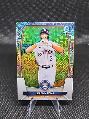 2023 Bowman Chrome Jeremy Pena Mega Box Mojo Refractor #77 HOUSTON ASTROS • $1.64