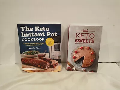 Cookbook Keto Sweets & The Keto Instant Pot Set Of 2 NEW Ale & Pitre • $11.83