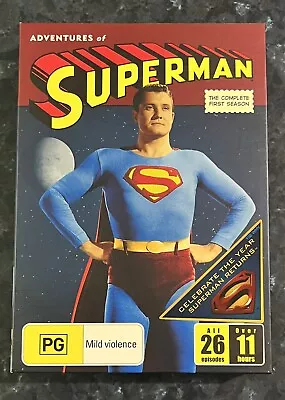 Adventures Of Superman Complete First Season DVD 1952 DC Justice League Batman • $15