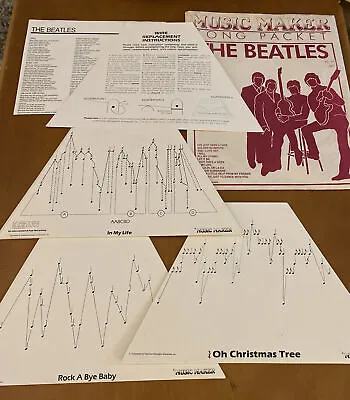 The Music Maker Lap Harp Music: The Beatles Christmas And Children's Songs • $35