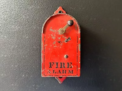 Antique Vintage - Small Cast Iron - FIRE ALARM CALL BOX • $96