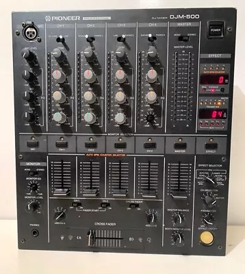 PIONEER DJM 500 4 Channel DJ Mixer - Extremely Flexible - Good Working Condition • $300