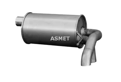 ASMET MUFFLER END POT EXHAUST FOR VW Sharan Galaxy 1.9TDI ANU AUY ASZ • $74.23