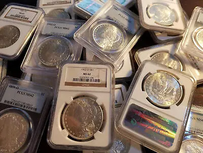 Estate Coin Lot US Morgan Silver Dollar ✯ PCGS Or NGC Certified ✯ • $126.90