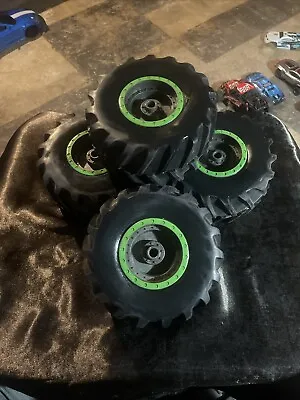 Tire Wheels & Rims For RC Monster Truck 4x4 Set Of 4 • $35