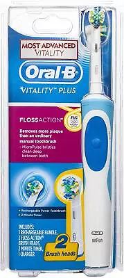 $49 • Buy Oral-B Vitality Plus Floss Action Rechargeable Electric Toothbrush FAST SHIPPING