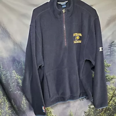 Vintage Champion Indiana Pacers Mens Size Large Fleece Pullover • $18
