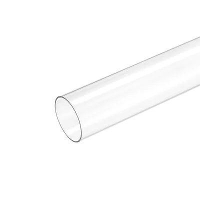 Plastic Pipe Rigid Round Tube Clear 1.5  ID 1.6  OD 14  High Impact • $13.97