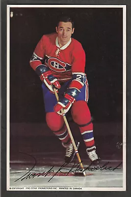 1971-72 Montreal Canadiens Postcard Frank Mahovlich • $11.03