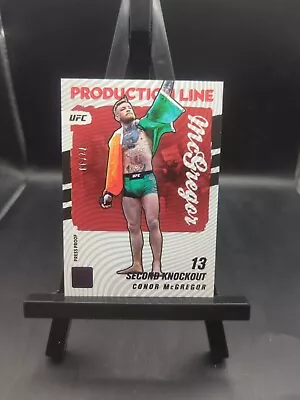 2022 Donruss UFC Production Line Conor McGregor Press Proof Purple 72/99 • $6.58