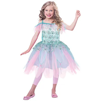 Childs 3-5yrs Aqua Fairy Fancy Dress Mermaid Costume Book Week Day Kids Girls • £9.95