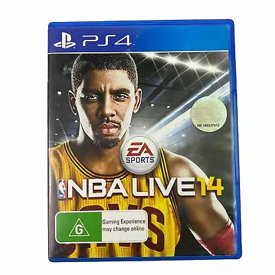 NBA Live 14 Kyrie Irving PS4 Sony Playstation 4 Video Game PAL Pre-Loved • $22