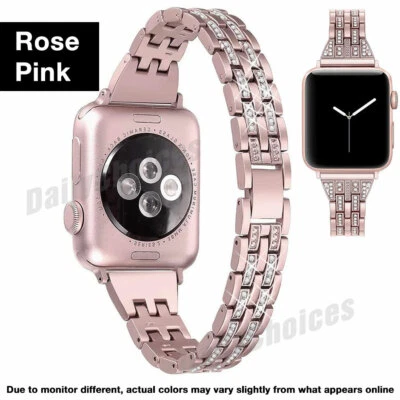 $13.45 • Buy Bling IWatch Strap Case For Apple Watch Band Series 8 7 6 5 4 321 SE 38 40 42 44