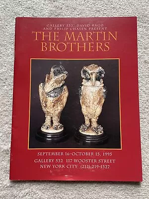 Rare Martin Brothers Pottery Vintage Auction Catalog 1995 • £20.09