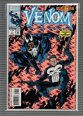VENOM FUNERAL PYRE (1993) Featuring The PUNISHER 1st ISSUE Gold Foil NM+ • $8.92