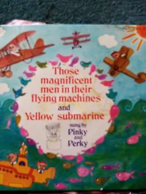 £10 • Buy 7  45 Record Pinky And Perky Flying Machines & Yellow Submarine Vintage 