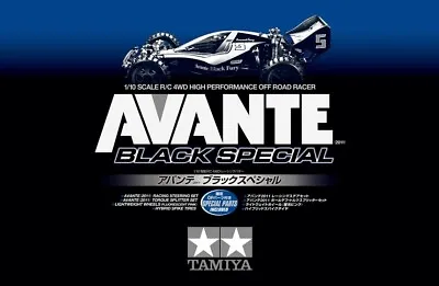 Tamiya 1/10 Rc Avante Black Edition 4wd Buggy 47390 • $789.90