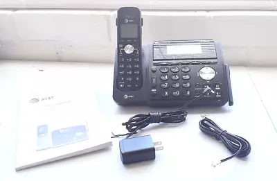 AT&T TL88102BK 2 Line Expandable Cordless Phone Answering System • $21