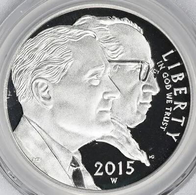 2015-W March Of Dimes GEM PROOF Proof Silver Dollar LOW MINTAGE 32030 • $48.99