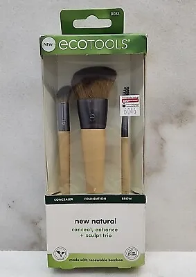 Ecotools #0033- 3 Pieces Concealer Fundation Brow. Makeup Brush Gift Set. • $12