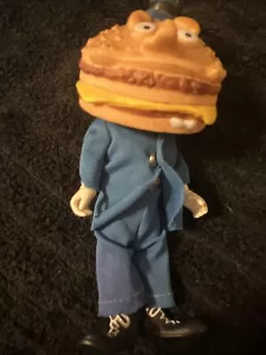 Vintage Remco 1976 OFFICER BIG MAC Doll Figure McDonald's Hamburger Head 7  Cop • $45