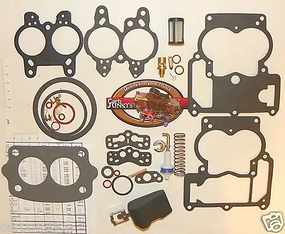 Marine Carburetor Kit Rochester 2 BBL Mercruiser 1397-2072 2637 3464 With Float • $37.95