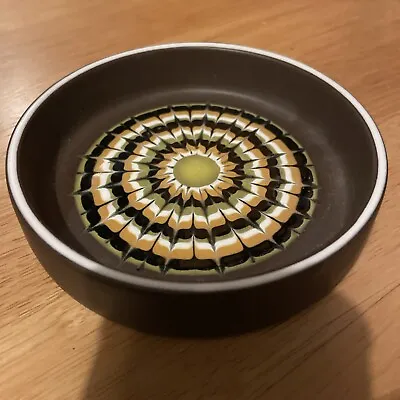 Vintage Rare HORNSEA Pottery MURAMIC Fondant Sweet Keys Coin Dish 5ins Diam • £8