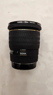 Sigma 28mm F1.8 EX DG EF/EOS Canon Fit With Case And Box (Full Frame Or APS-C) • £150