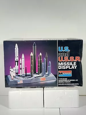 Monogram #6019 US And USSR Missile Display 6019 1/144 Scale Model NOB • $30