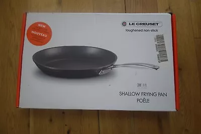 Le Creuset Toughened Non-Stick 28cm Shallow Frying Pan BRAND NEW BOXED • £135