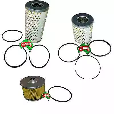 Oil Fuel Filter Kit Fits For Massey Ferguson Tractor 35 FE35 23C W/ 4cyl Diesel • $32.99