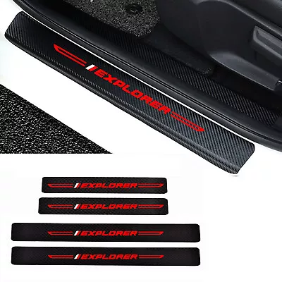 For Ford Explorer Car Door Plate Sill Scuff Anti Scratch Sticker Protector • $26.40