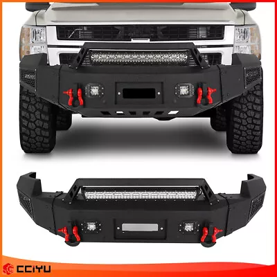 Front Bumper With D-Rings For Chevy Silverado 2500/3500 2007 08 09 10 • $758.09