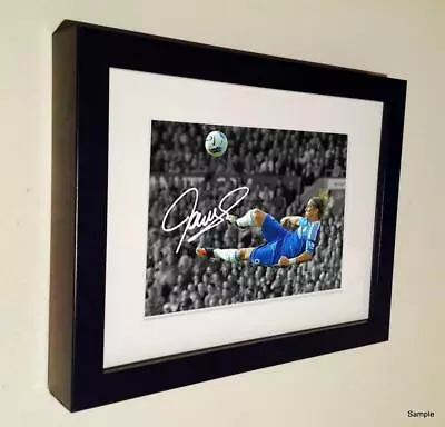 Signed Autographed Fernando Torres Chelsea Photo Picture Frame Memorabilia 2 • £30