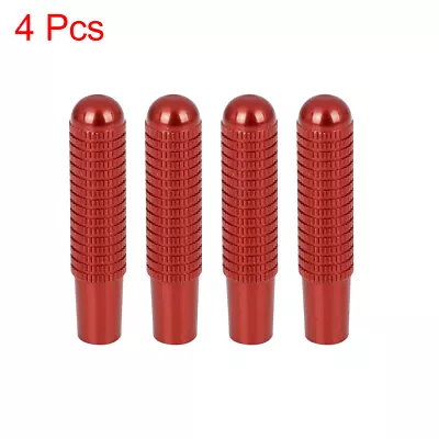 4Pcs Aluminum Alloy Bolt-On Replace Door Lock Knob Pins Red For Mercedes-Benz • $14.72