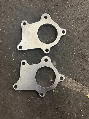 Universal T3/T4 TurboCharger Exhaust Plate 5 BOLT Downpipe FLANGE WELDABLE Pair • $9.98