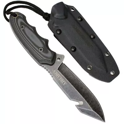 Tactical Combat Hunting Knife MICARTA Handle - KYDEX Sheath AJ240BK • $7.50
