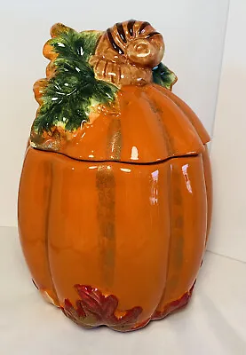 David Cooks Pumpkin Cookie Jar • $24