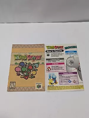 Yoshi's Story Nintendo 64 N64 Manual Instruction Booklet Only • $11.99