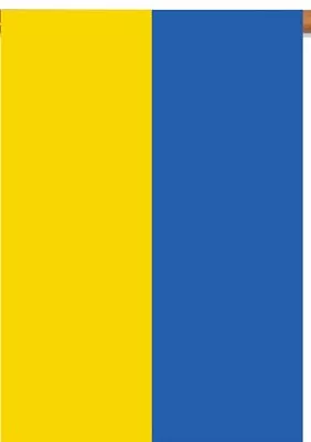 Ukrainian Flag Of Ukraine 12 X18  Nation Country Garden Flag With Sleeve USA  • $12.98